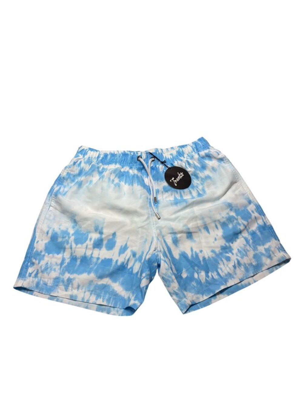 NWT Franks Australia Swim Trunks Tie Dye Classic Blue-sz Large